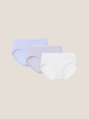 3pcs Cotton Mid-Rise Brief