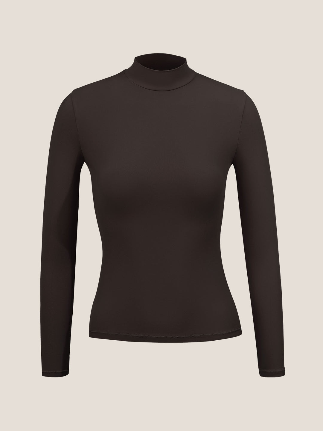 Mock Neck Long Sleeve T-Shirt – ubras