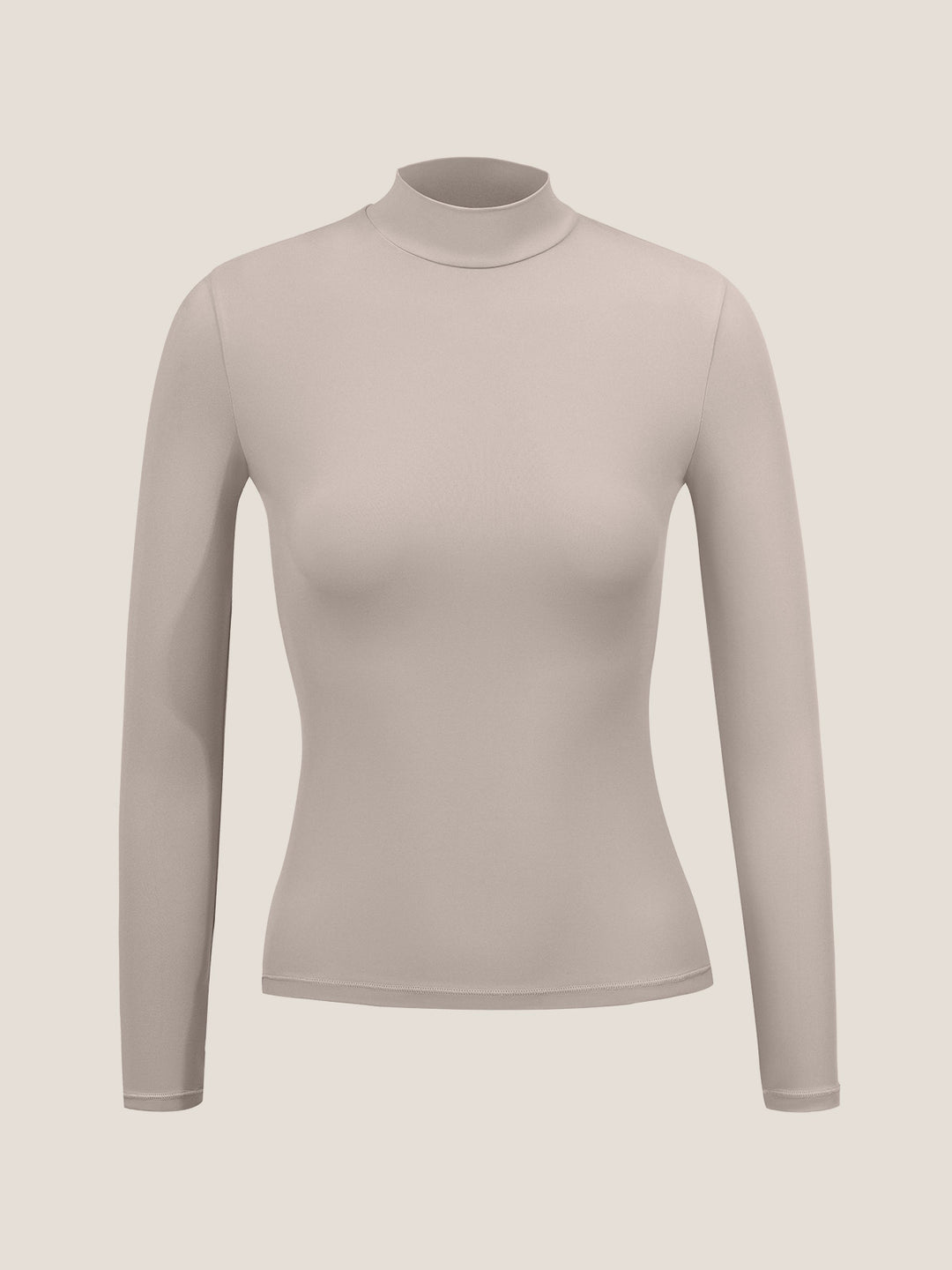 Mock Neck Long Sleeve T-Shirt – ubras