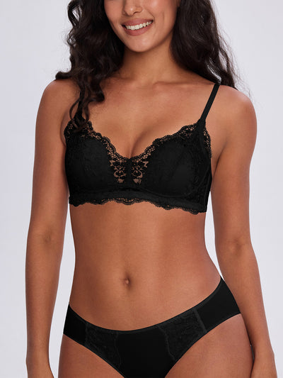 Rococo Lace Mesh Bra