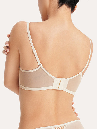 Rococo Lace Triangle Padded Bra