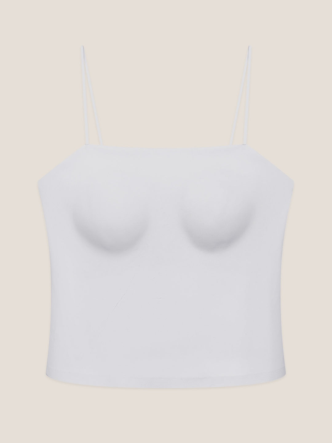 Spaghetti Straps Cami Bra Top, Misty Fog / L