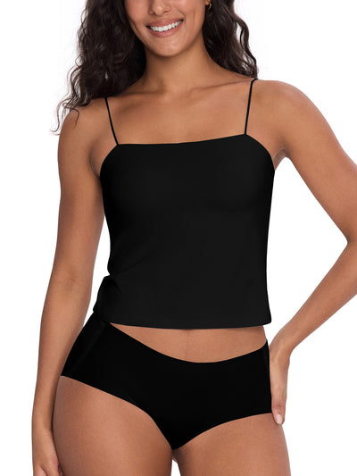 Spaghetti Straps Cami Bra Top