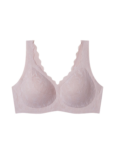 24H Comfort One Size Lace Bra with Back Hook
