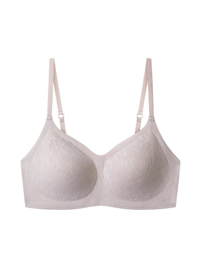 24H Comfort One Size Lace Bra with Back Hook (Adjustable Straps)
