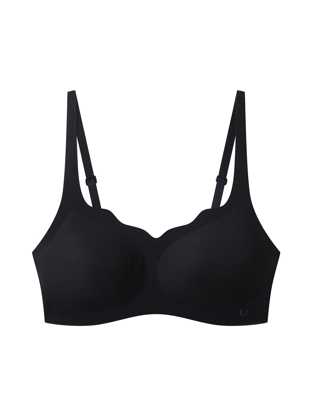 Wacoal Smart Size Bra, wireless bra, easy to choose, comfortable to wear,  model WB5X49, black (BL)