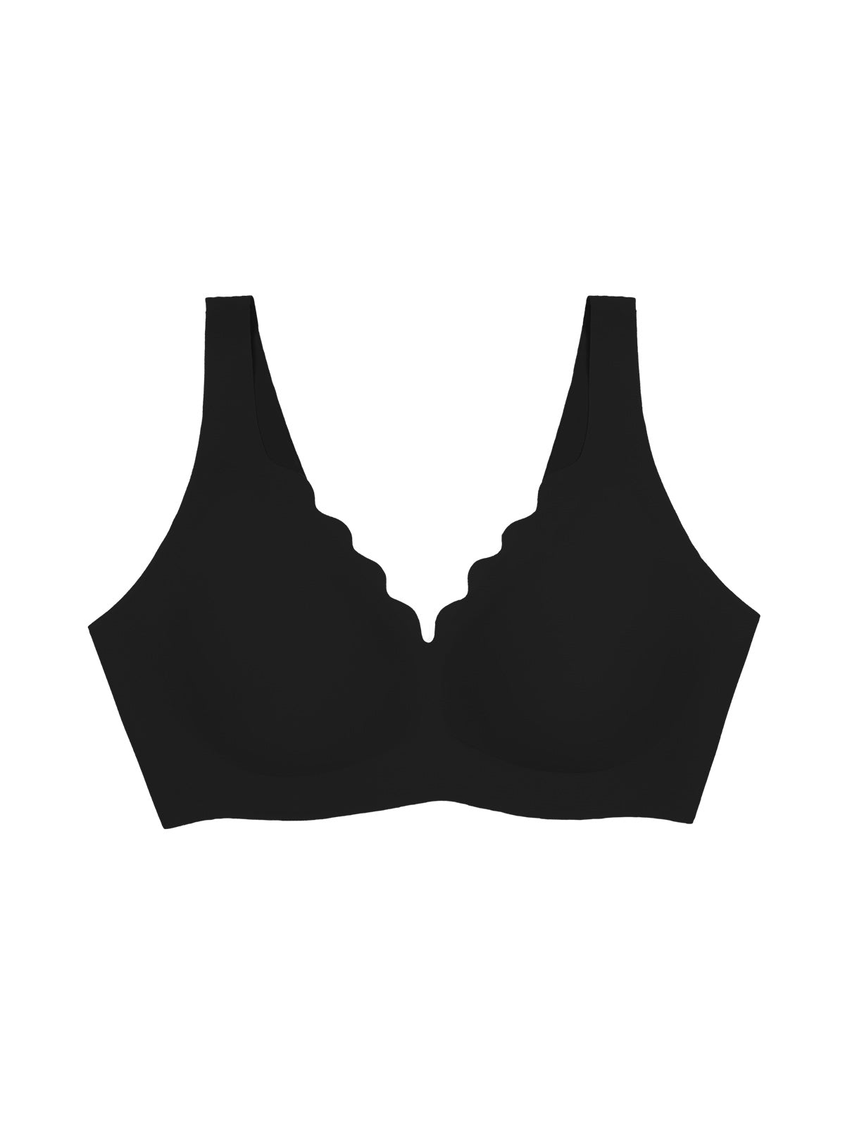 24H Comfort One Size Wavy Collar Wireless Bra – ubras