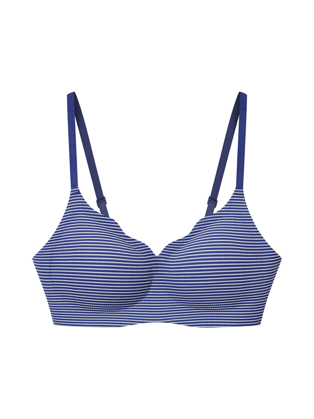 Breeze In Support Ribbed Wavy Collar Cooling Bra