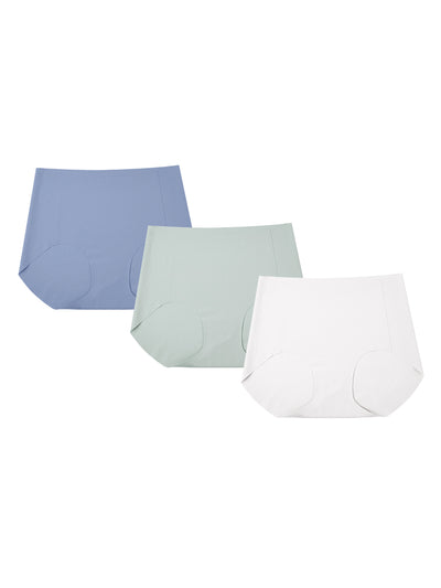 24H Comfort Size Free Classic Mid Waist Brief Kit of 3