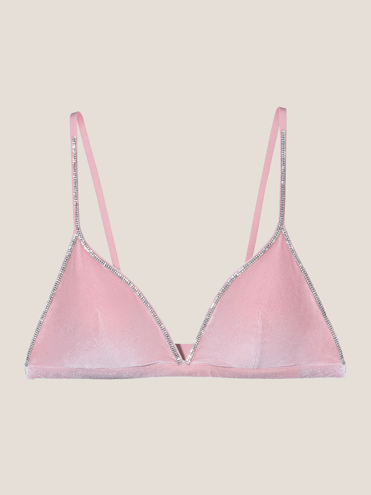 Velvet Triangle Bralette
