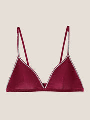 Velvet Triangle Bralette