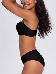 Vine Lace Push-Up Cross Back Bra