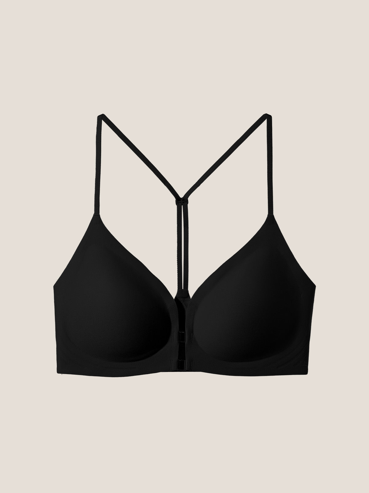 Y-Back Front-Closure Bra