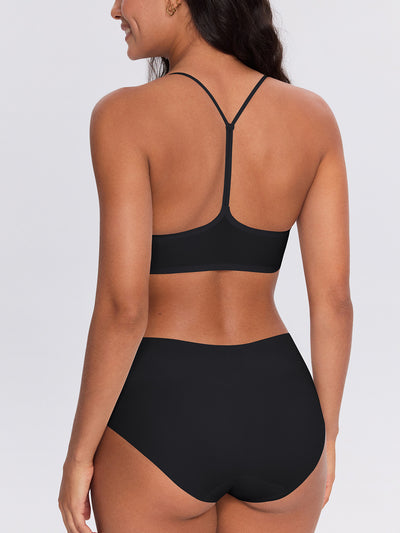 Y-Back Front-Closure Bra