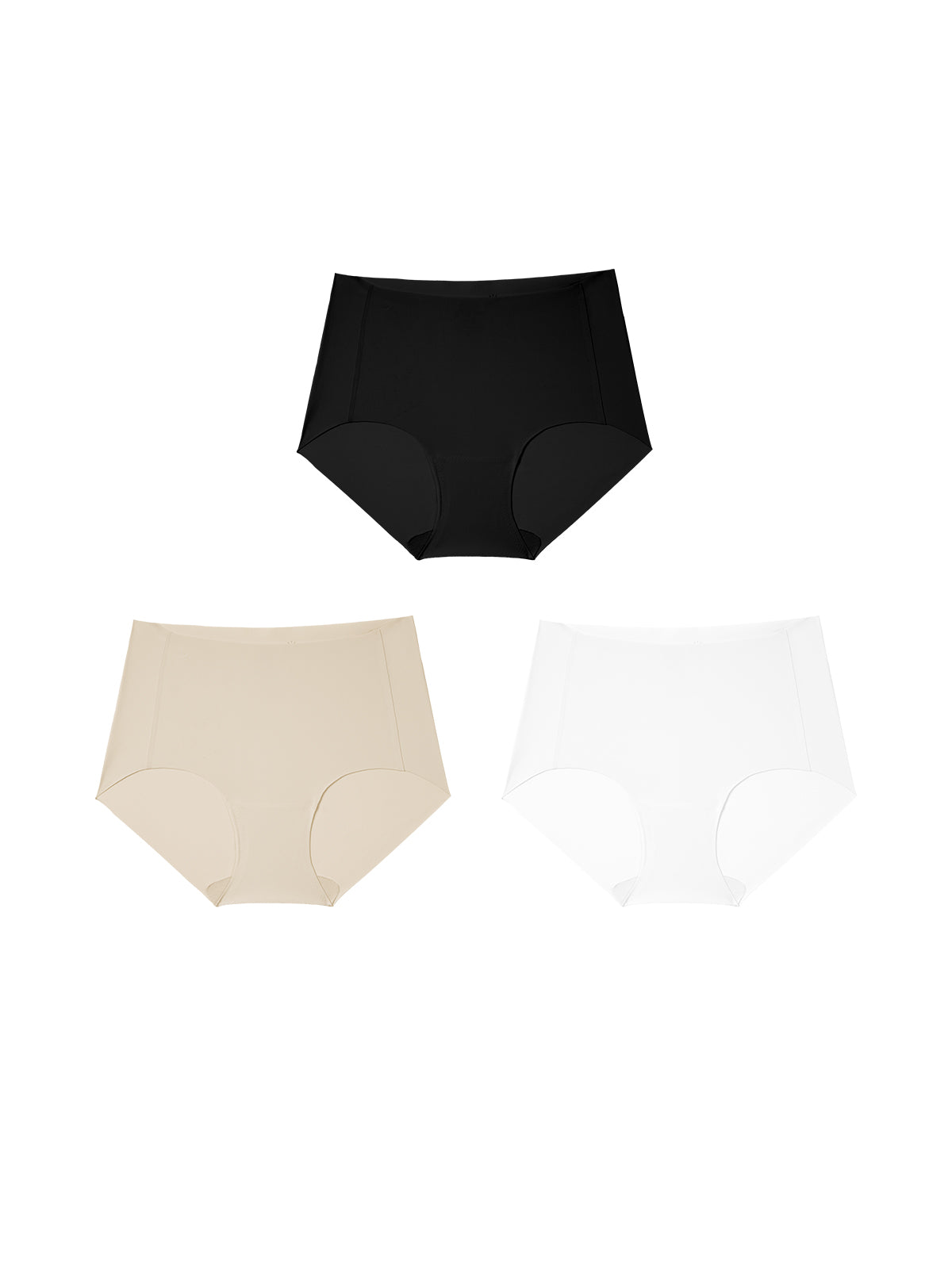 24H Comfort One Size Cooling Mid Waist Brief Kit of 3