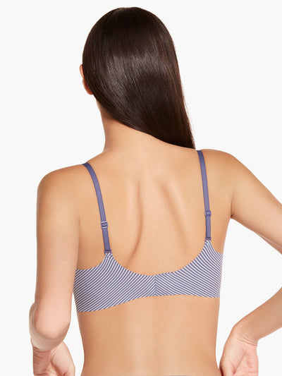 Breeze In Support Ribbed Wavy Collar Cooling Bra & Brief
