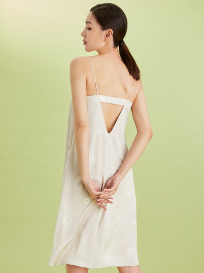 Cami Strap Dress with Built-in Cups (Gardenia Limited Edition)