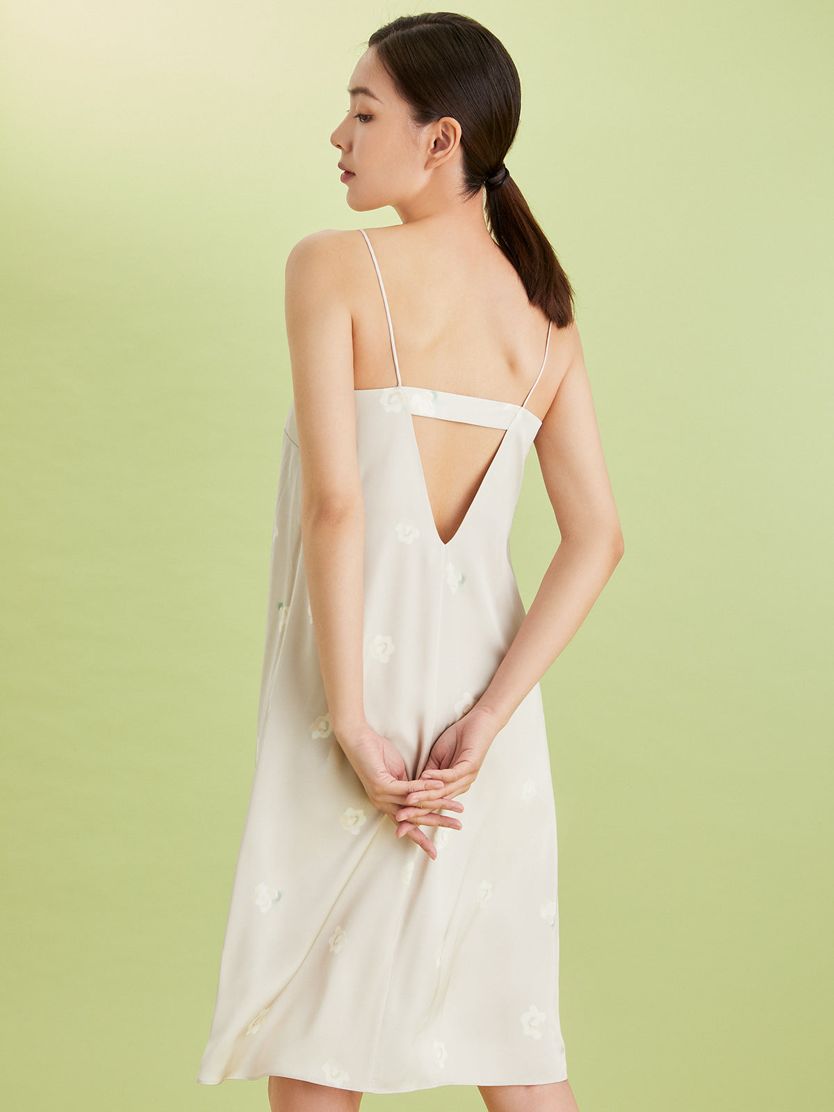 Flash Sale | Cami Strap Dress with Built-in Cups (Gardenia Limited Edition)