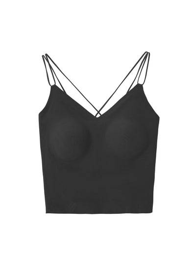 Cross-Back Bra-in Crop Top