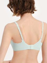 Basic Seamless Deep V Neck Mint-Infused Cooling Bra