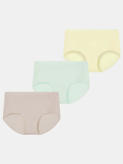 24H Comfort One Size Mid Waist Brief Kit of 3