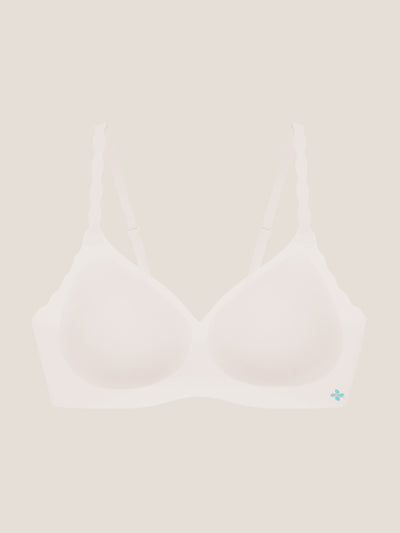 Basic Seamless Deep V Neck Mint-Infused Cooling Bra