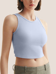 Modal Ribbed Bra Crop Tank