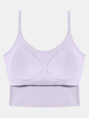 Modal Ribbed Bra Crop Cami