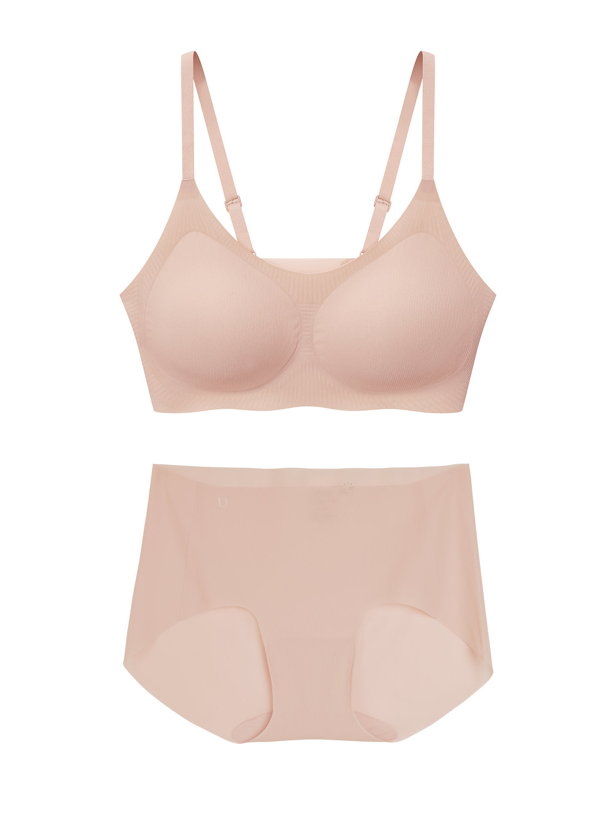 Breeze In U Collar Spaghetti Strap Cooling Bra & Brief
