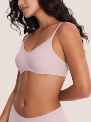 Wave Mesh Support Wireless Bra