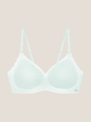 Basic Seamless Deep V Neck Mint-Infused Cooling Bra