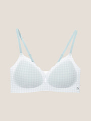 Basic Seamless Deep V Scalloped Neck Cooling Bra