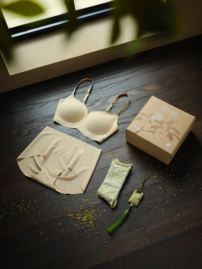 24H Comfort Size-Free Princess Collar Bra Gift Set (Golden Osmanthus Limited Edition)