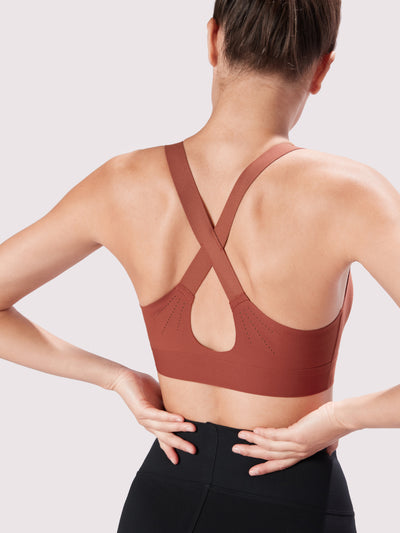 Medium Support Front-Zip Sports Bra