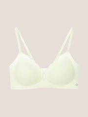 Basic Seamless Deep V Scalloped Neck Cooling Bra