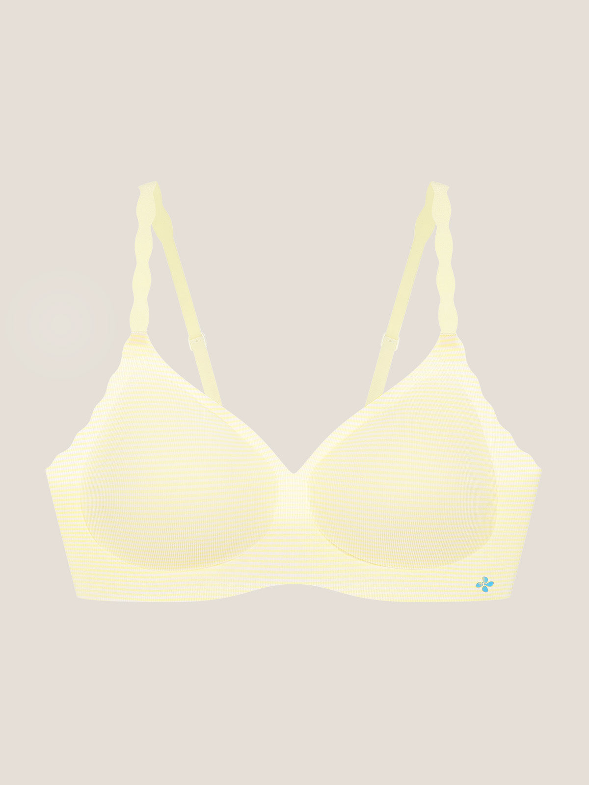 Basic Seamless Deep V Neck Mint-Infused Cooling Bra
