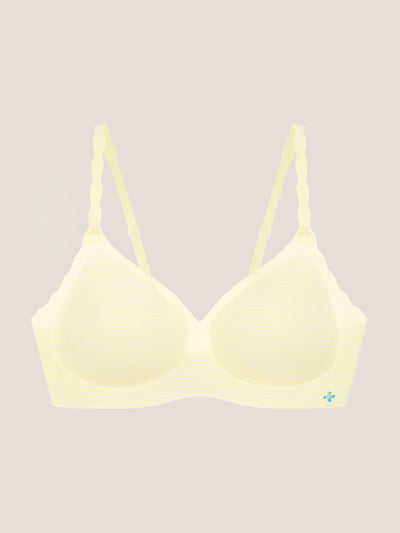 Basic Seamless Deep V Neck Mint-Infused Cooling Bra