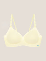 Basic Seamless Deep V Neck Mint-Infused Cooling Bra