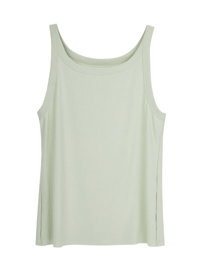 Ribbed Slim-Fit Vest Top