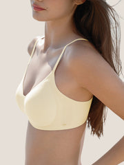 Basic Seamless Deep V Neck Mesh Cooling Bra