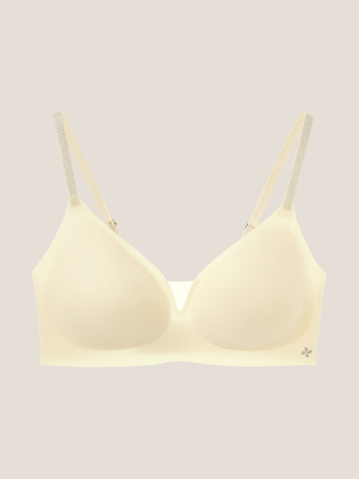 Basic Seamless Deep V Neck Mesh Cooling Bra