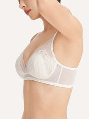 Rococo Lace Triangle Padded Bra