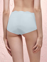 Basic Seamless Lace-Trimmed Boxer Brief