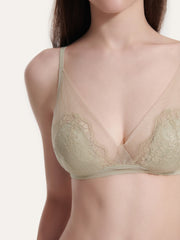 Rococo Lace Triangle Padded Bra