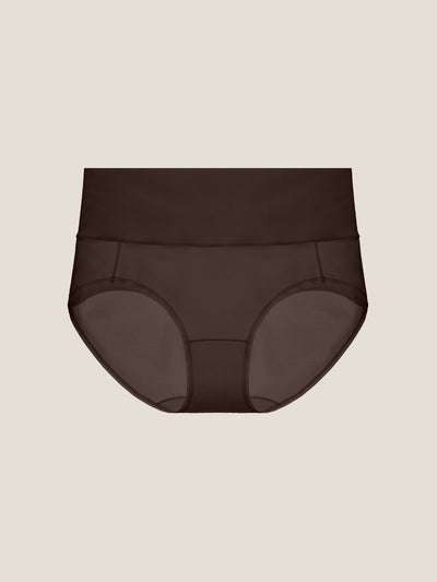 Pure Cotton Wide Elastic Band High-Waisted Brief (2-Pack)