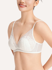 Rococo Lace Triangle Padded Bra