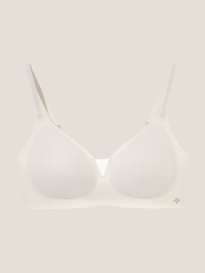 Basic Seamless Deep V Neck Mesh Cooling Bra