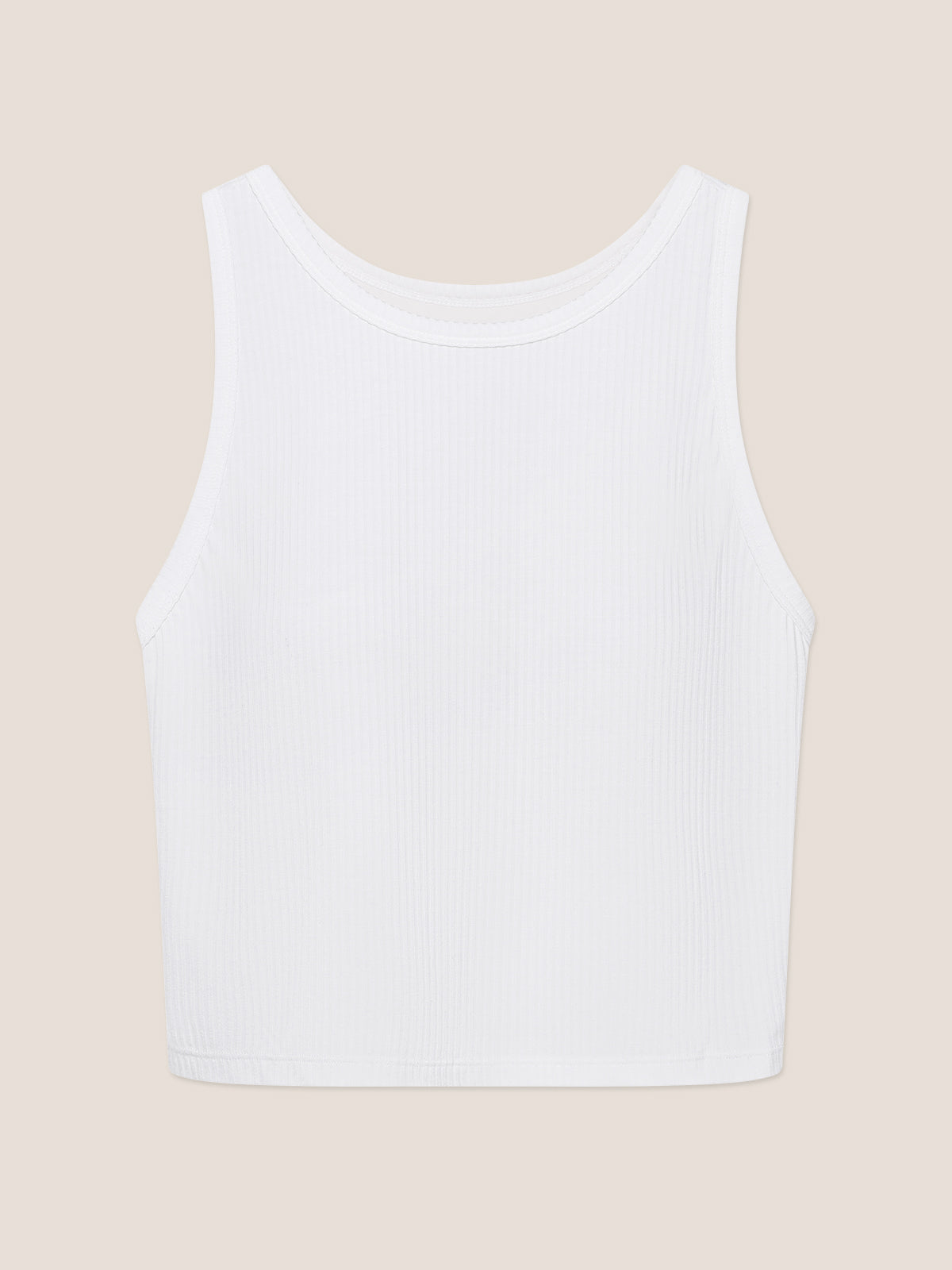 Modal Ribbed Bra Crop Tank