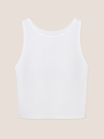 Modal Ribbed Bra Crop Tank