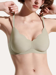 V-neck Contour Wireless Bra